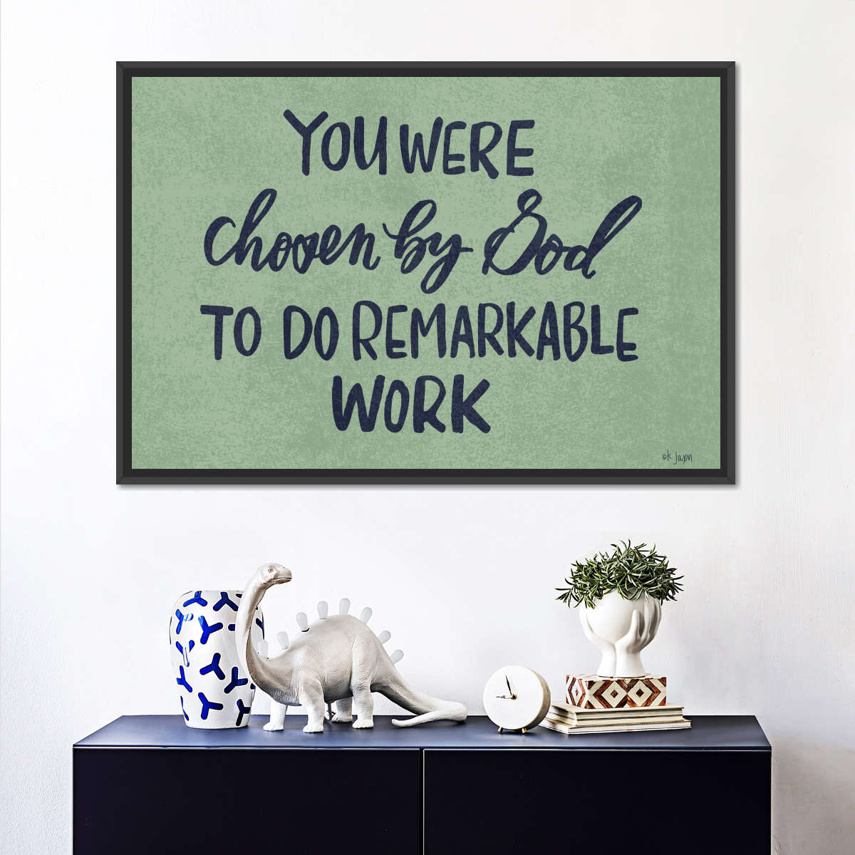 Chosen By God Canvas Wall Art - Christian Canvas Wall Art - Religious Wall Art Canvas