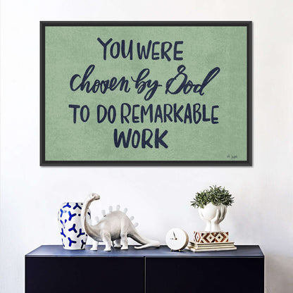 Chosen By God Canvas Wall Art - Christian Canvas Wall Art - Religious Wall Art Canvas