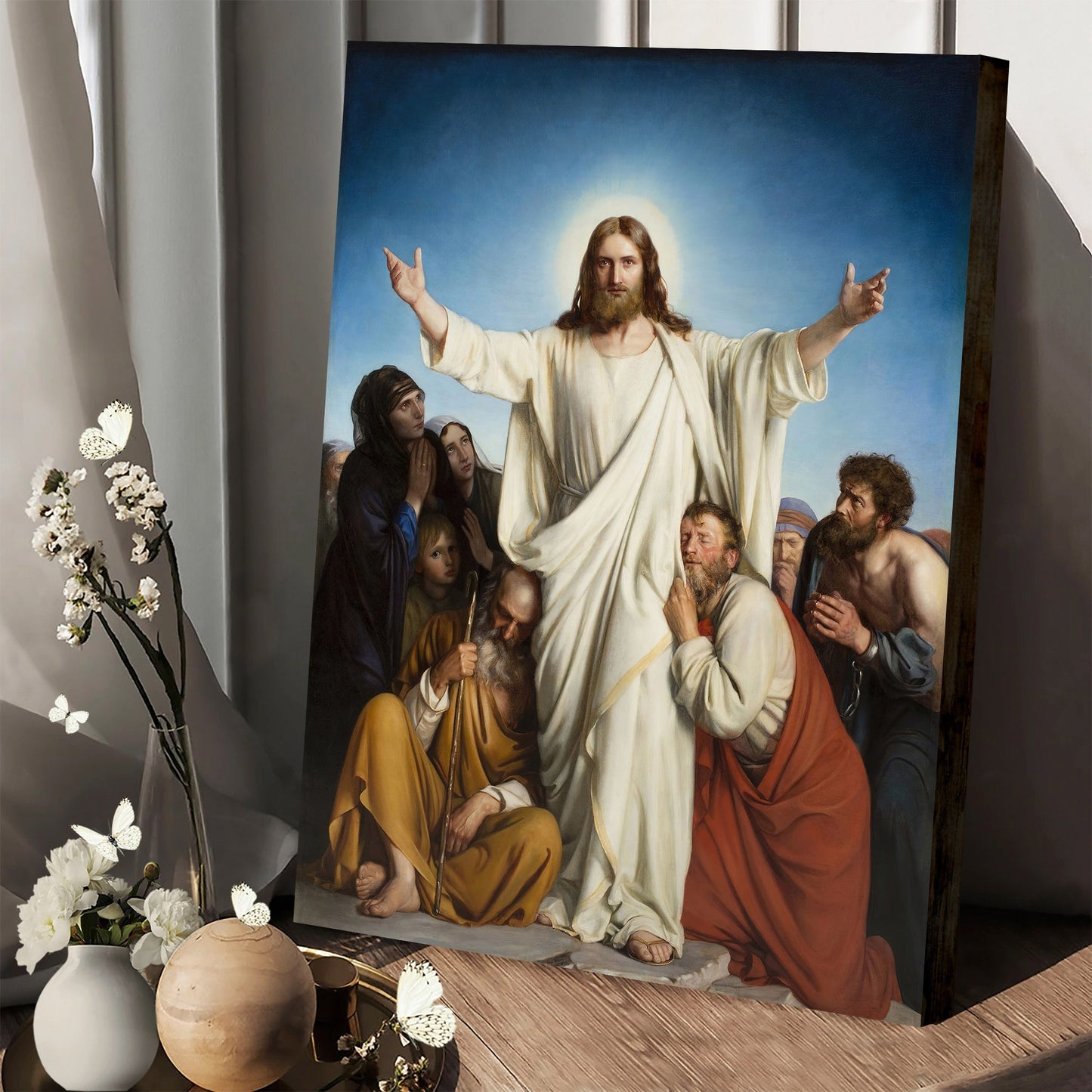 Christ The Consolatory Canvas Wall Art