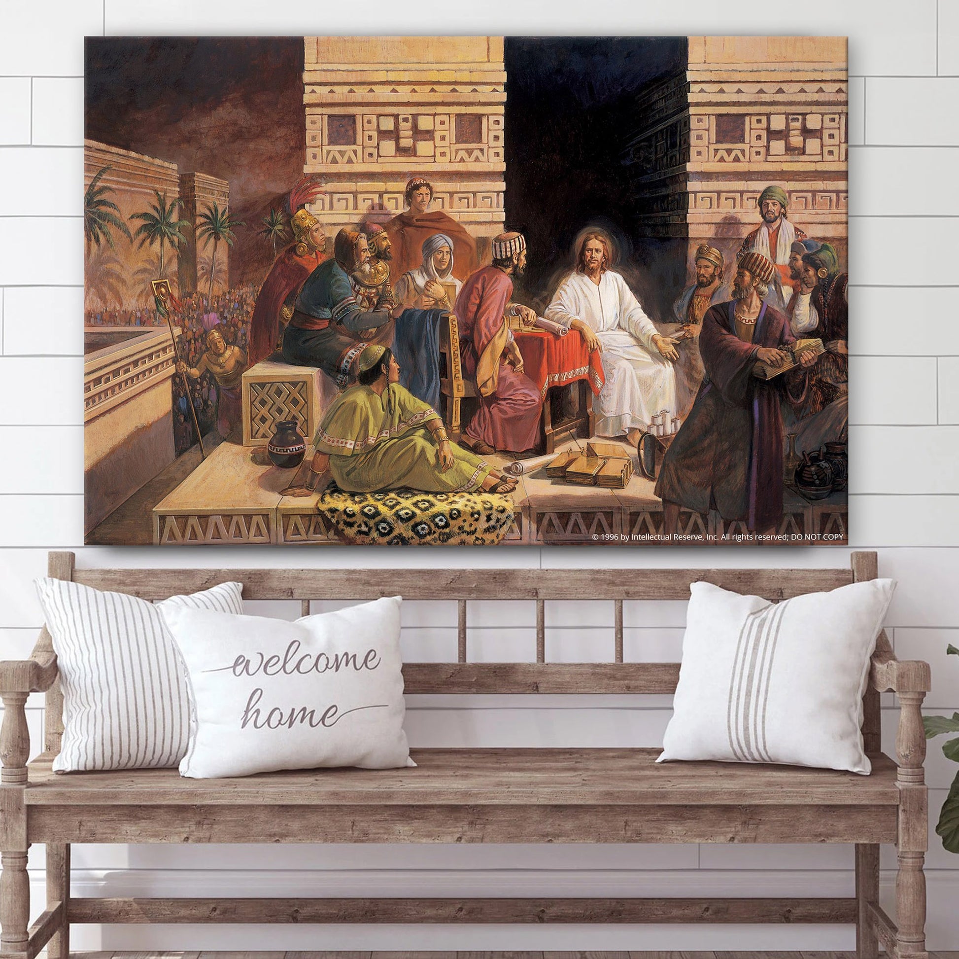 Christ Asks For The Records Canvas Wall Art - Christian Canvas Pictures - Religious Canvas Wall Art