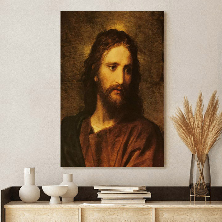 Christ At Thirty-Three Canvas Wall Art - Jesus Picture - Jesus Portrait Canvas