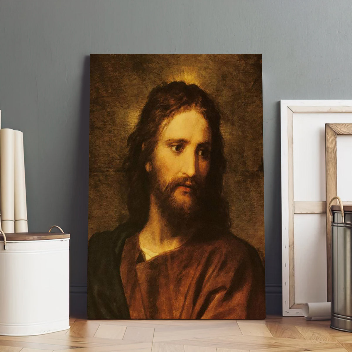 Christ At Thirty-Three Canvas Wall Art - Jesus Picture - Jesus Portrait Canvas