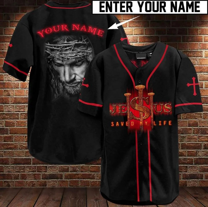 Personalized Black Bulls Black Clover Baseball Jersey