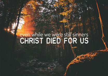 Christ Died For Us Wall Art Canvas Print S - Christian Canvas Wall Art