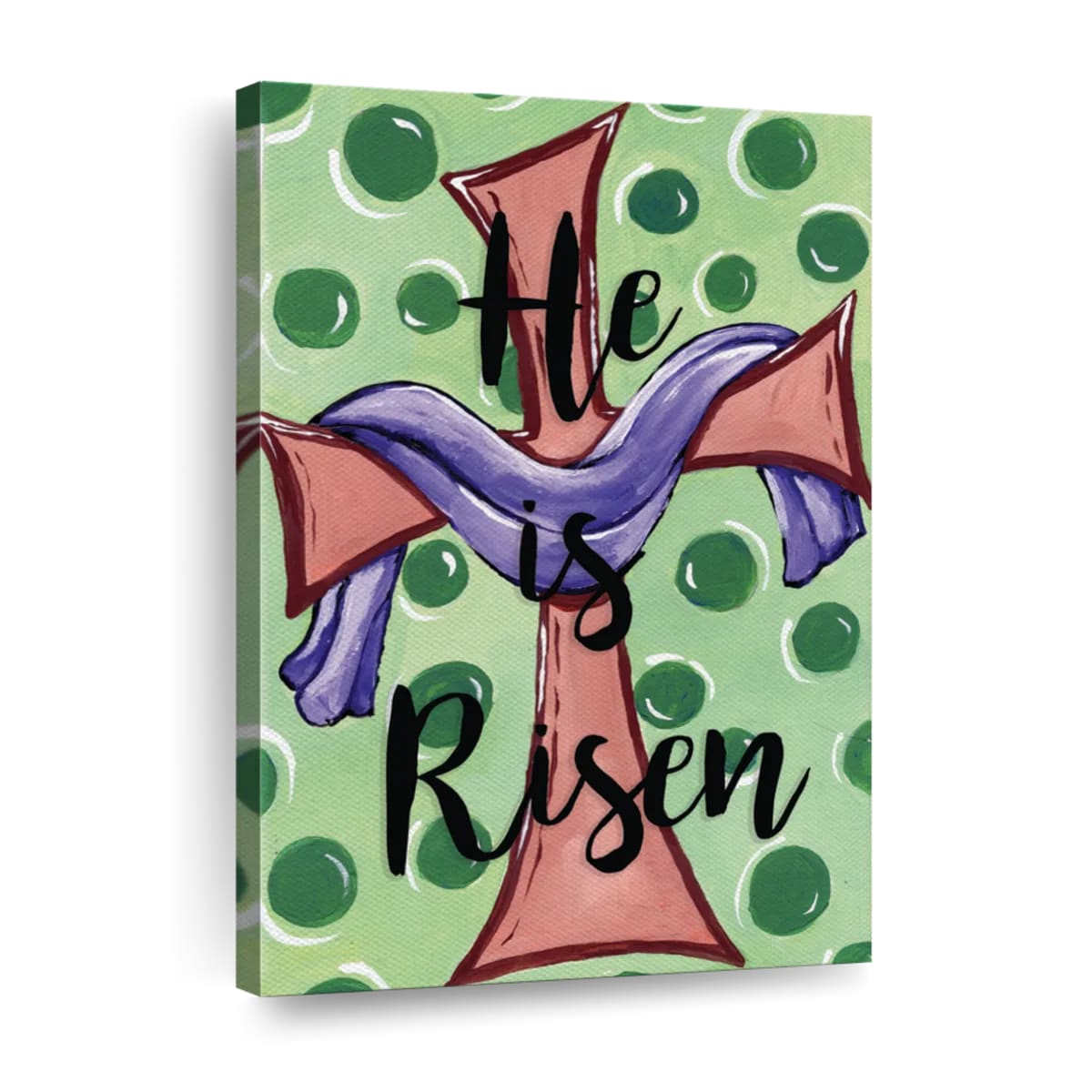 Christ He Is Risen Canvas Wall Art - Christian Wall Decor Art - Religious Wall Decor