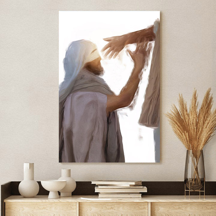 Christ Healing Canvas Pictures - Jesus Christ Art - Christian Canvas Wall Art