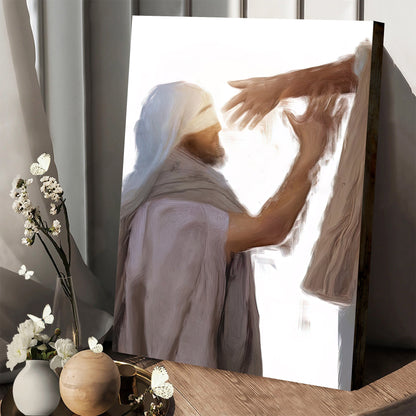 Christ Healing Canvas Pictures - Jesus Christ Art - Christian Canvas Wall Art