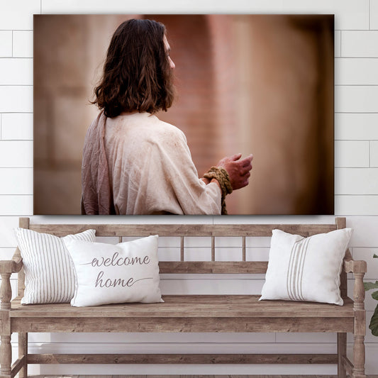 Christ In Captivity Canvas Wall Art - Easter Wall Art - Christian Canvas Wall Art