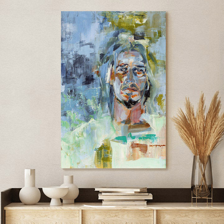 Christ In Gethsemane Canvas Wall Art - Jesus Picture - Jesus Portrait Canvas