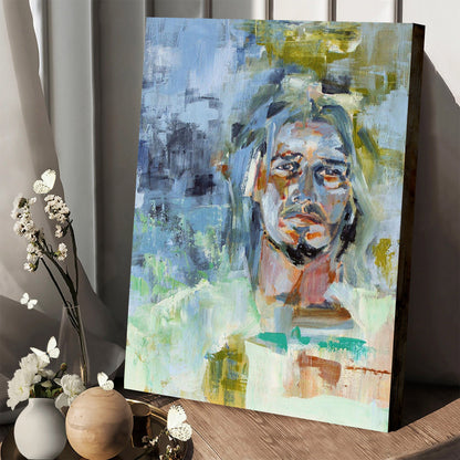 Christ In Gethsemane Canvas Wall Art - Jesus Picture - Jesus Portrait Canvas