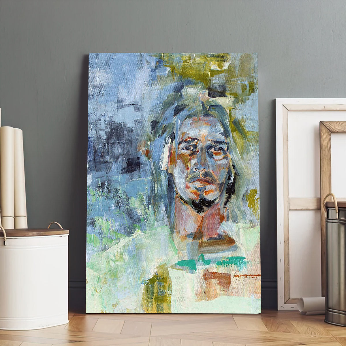 Christ In Gethsemane Canvas Wall Art - Jesus Picture - Jesus Portrait Canvas