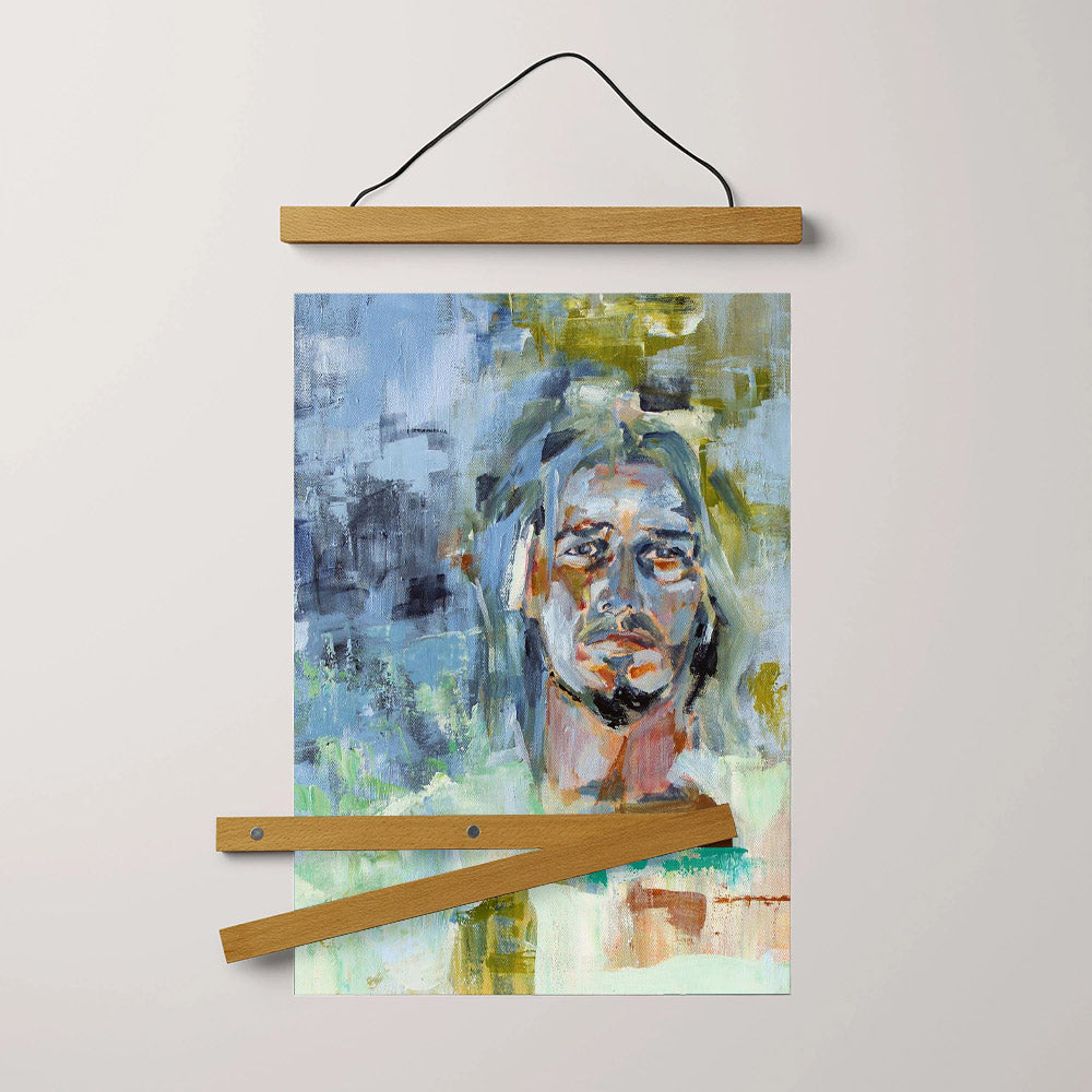 Christ In Gethsemane Hanging Canvas Wall Art - Jesus Picture - Jesus Portrait Canvas - Religious Canvas