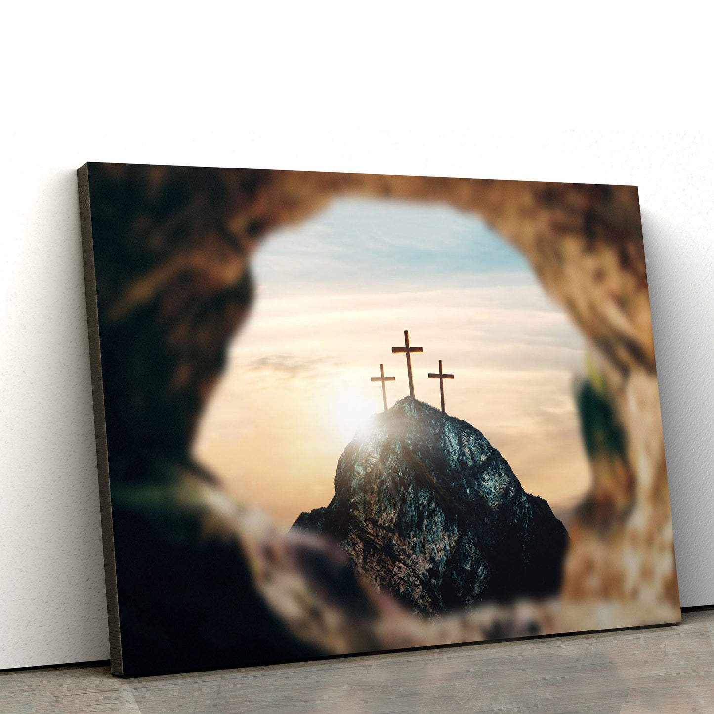 Christ Jesus Tomb - Jesus Canvas Wall Art - Christian Wall Art