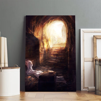Christ Risen from the Tomb Canvas Wall Art - Easter Canvas Pictures - Christian Canvas Wall Decor