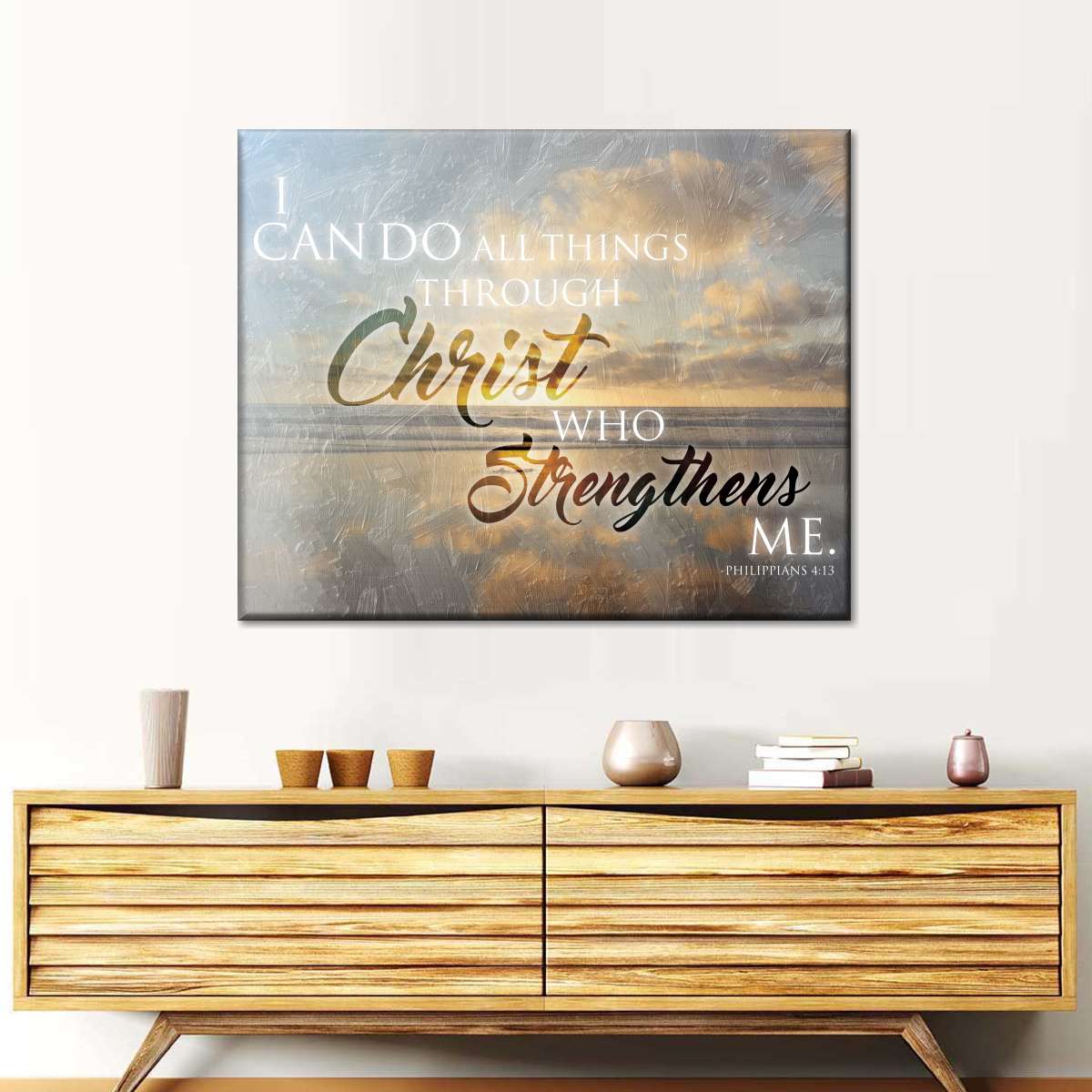 Christ Sunset Canvas Wall Art - Christian Canvas Wall Art - Religious Wall Art Canvas