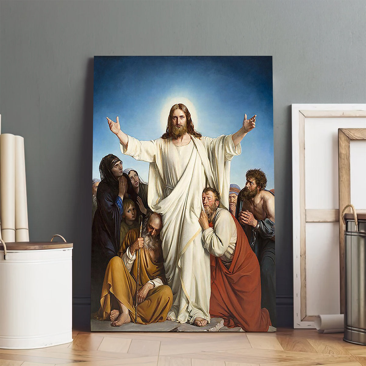 Christ The Consolator Carl Heinrich Bloch Canvas Prints - Jesus Portrait Picture - Religious Gift - Christian Wall Art Decor