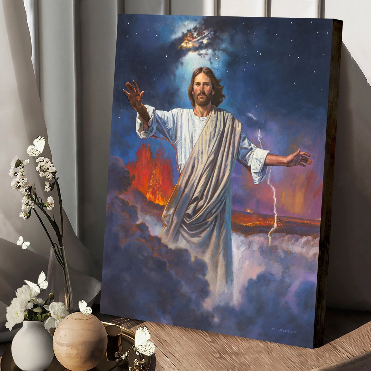 Christ The Creator Canvas Picture - Jesus Christ Canvas Art - Christian Wall Canvas