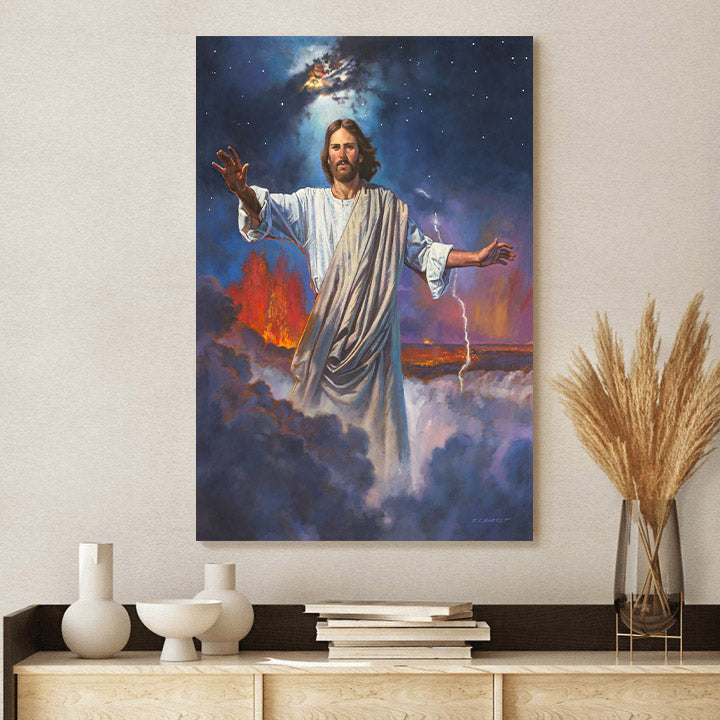 Christ The Creator Canvas Wall Art - Jesus Canvas Pictures - Christian Canvas Wall Art