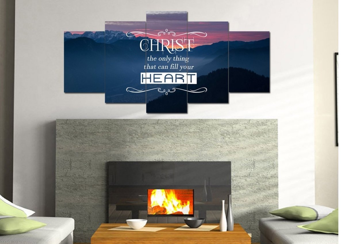 Christ The Only Thing That Can Fill Your Heart Wall Art Canvas Print - Christian Canvas Wall Art