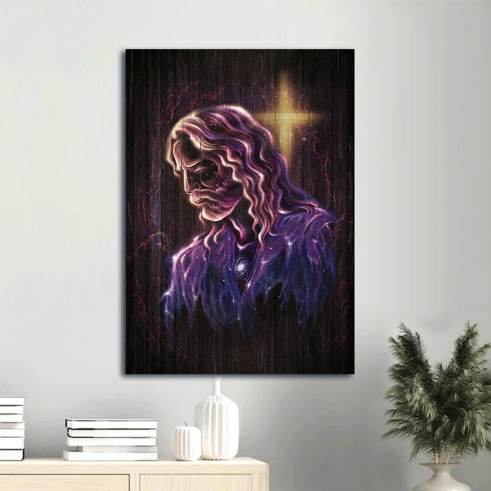 Christ The Redeemer Religious Art Serenity Prayer Canvas Wall Art - Christian Gift