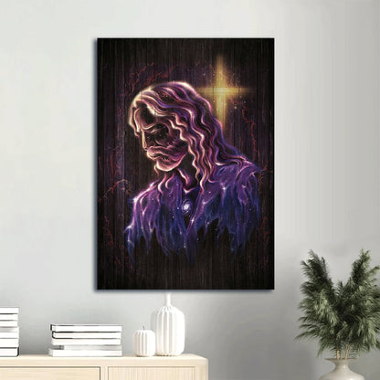 Christ The Redeemer Religious Art Serenity Prayer Canvas Wall Art - Christian Gift