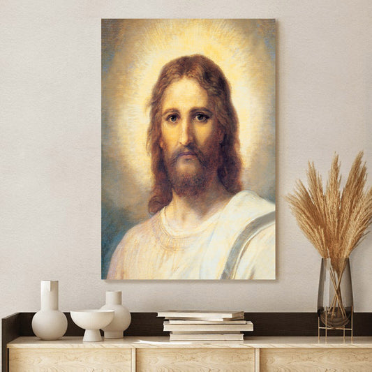 Christ's Image Canvas Pictures - Religious Wall Art Canvas - Christian Paintings For Home