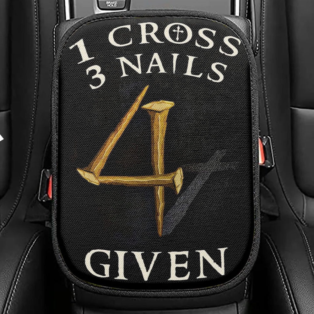 Christian 1 Samuel 127 For This Child I Prayed Seat Box Cover, Bible Verse Car Center Console Cover, Scripture Interior Car Accessories