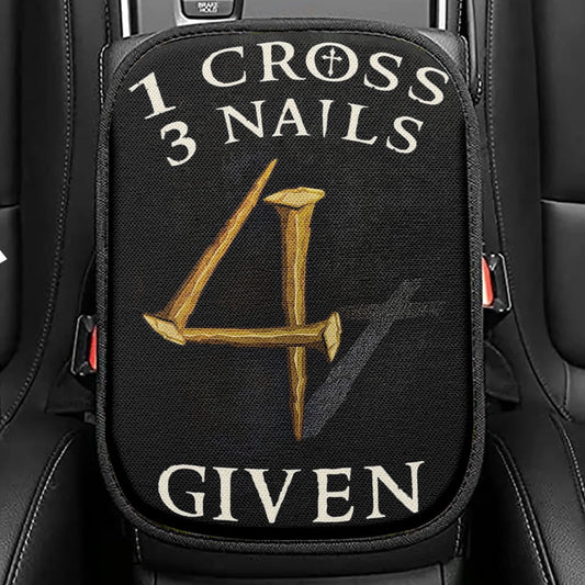 Christian 1 Samuel 127 For This Child I Prayed Seat Box Cover, Bible Verse Car Center Console Cover, Scripture Interior Car Accessories