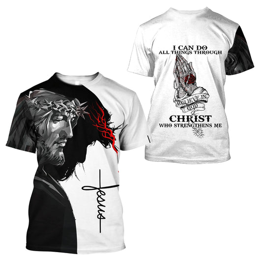 Christian Believe In God Jesus Shirts - Christian 3d Shirts For Men Women