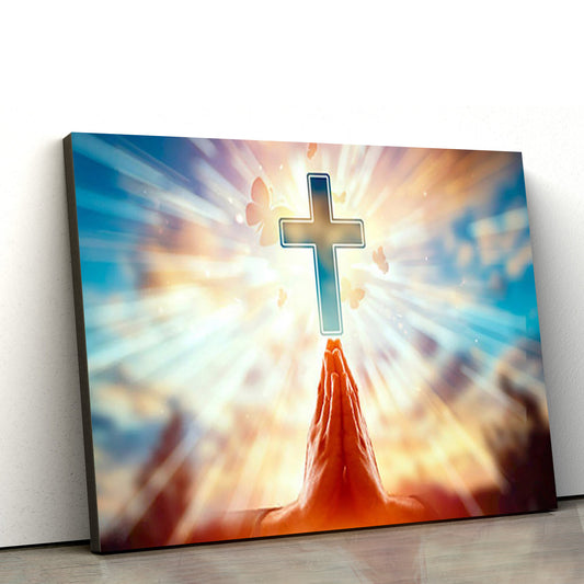 Christian Confession Jesus Christ Church Art Canvas Wall - Canvas Picture - Jesus Canvas Pictures - Christian Wall Art