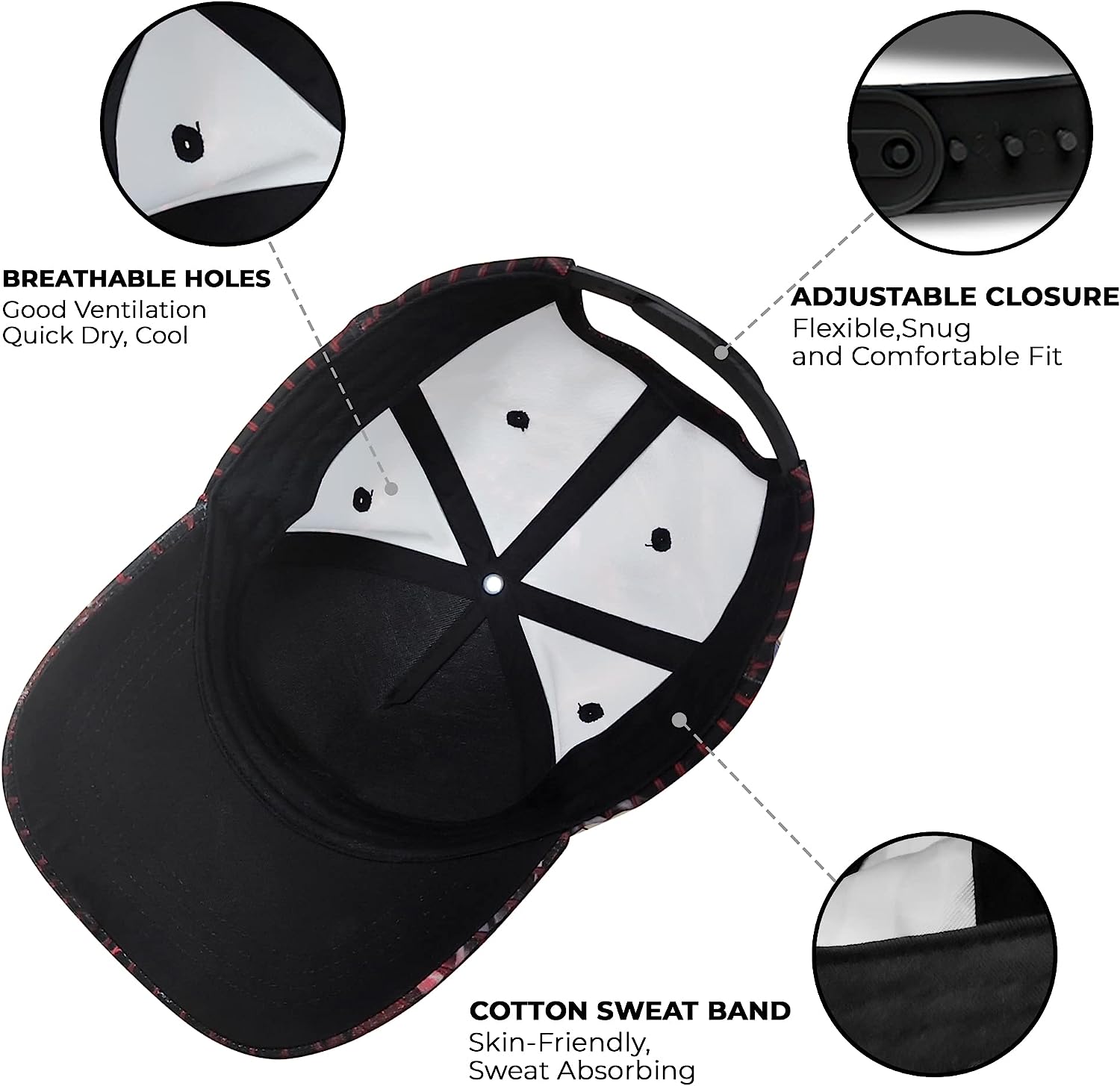 Christian Cross With Crown Of Thorn All Over Print Baseball Cap - Christian Hats For Men Women