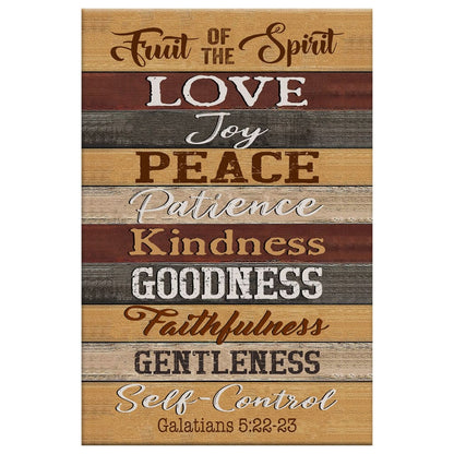 Christian Galatians 522-23 Fruit Of The Spirit Canvas Art - Bible Verse Canvas - Scripture Wall Art
