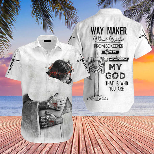Christian Jesus Way Maker Hawaiian Shirts For Men And Women