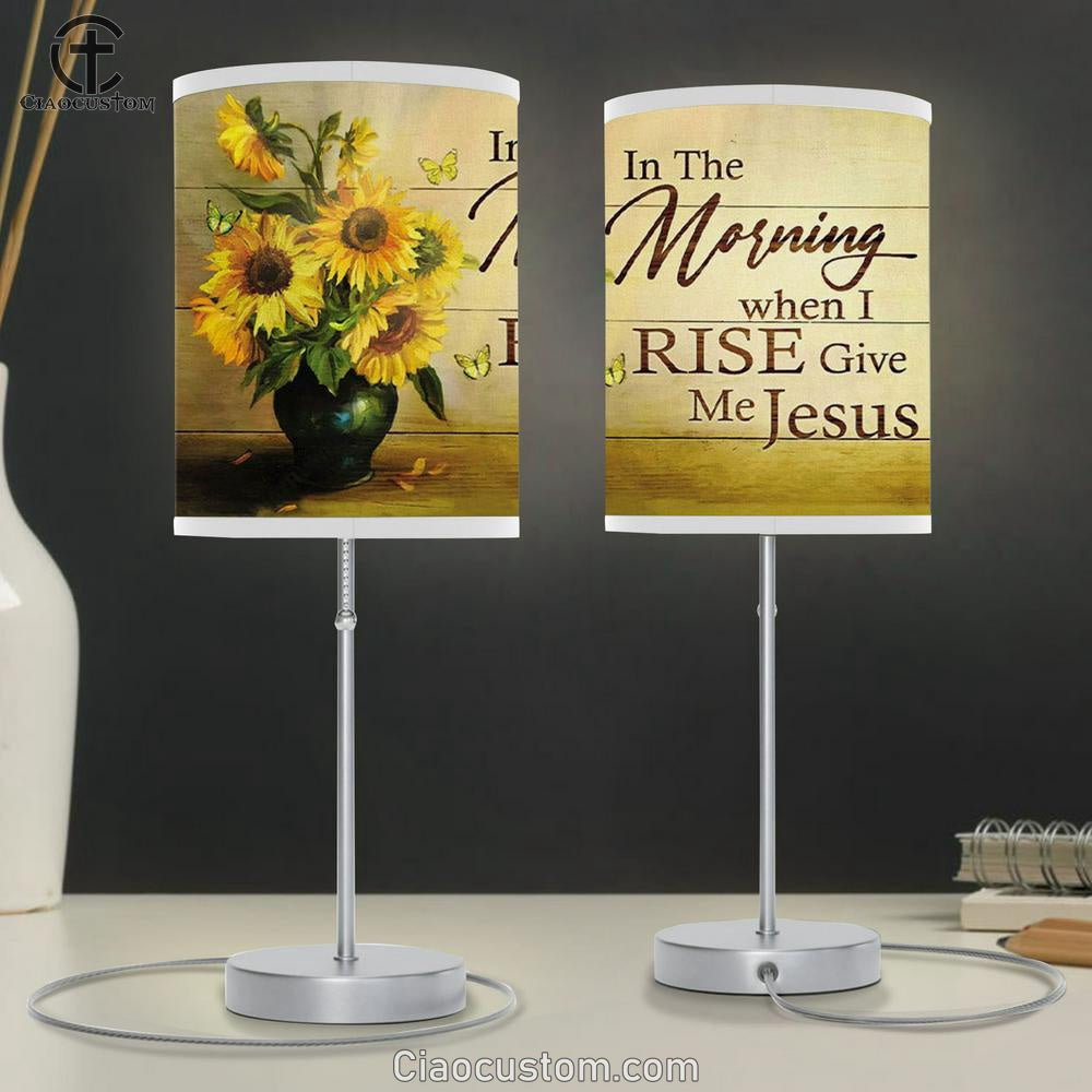 Christian Lamp Art In A World Where You Can Be Anything Be Like Jesus Table Lamp Art - Christian Room Decor