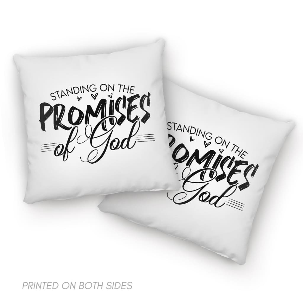 Christian Pillows Standing On The Promises Of God Pillow