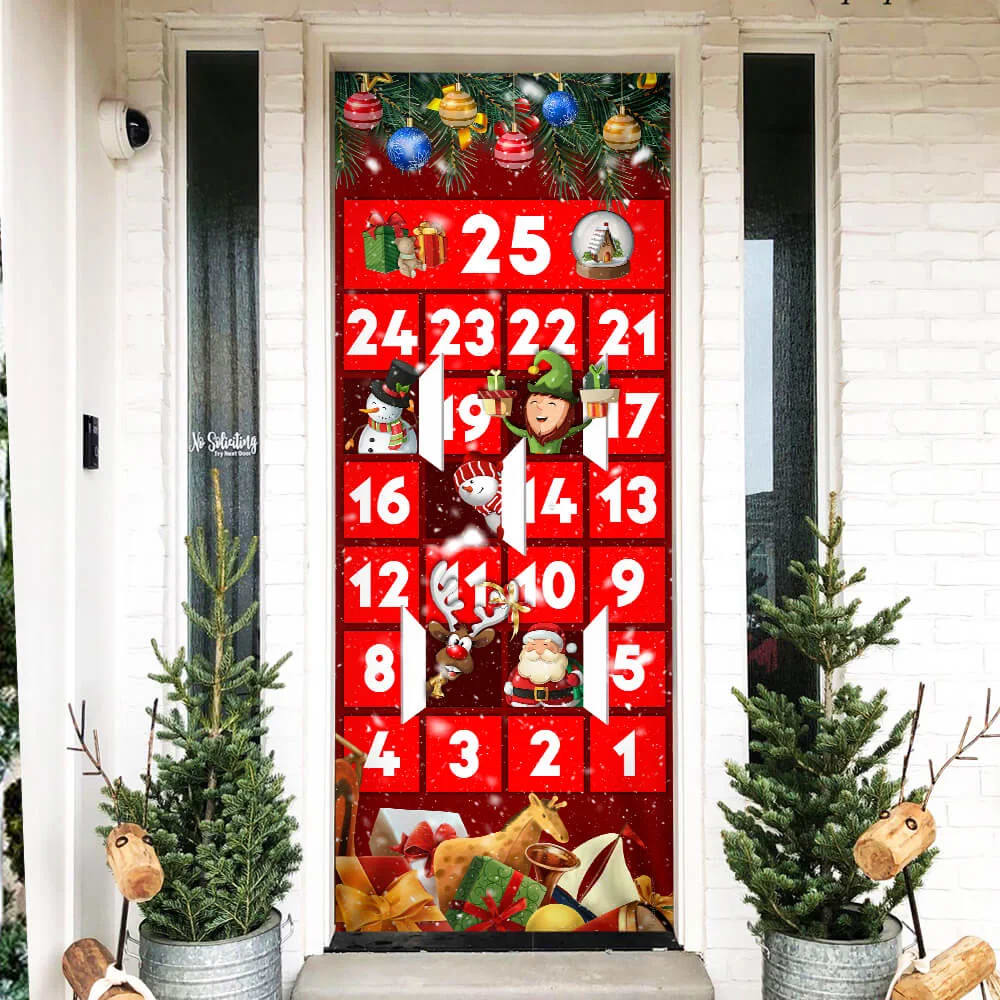 Christmas Door Cover Number - Christmas Door Cover