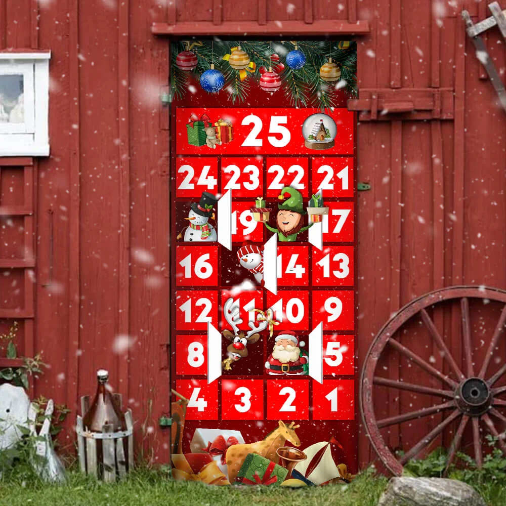 Christmas Door Cover Number - Christmas Door Cover