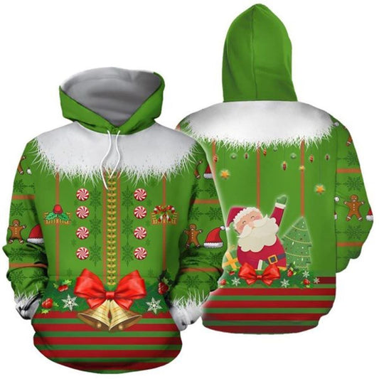 Christmas Elf All Over Print 3D Hoodie For Men And Women, Christmas Gift, Warm Winter Clothes, Best Outfit Christmas