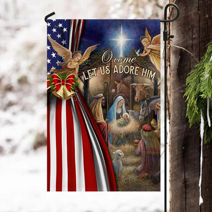 Christmas Flag Jesus Is Born Thb3501f - Christmas Garden Flag - Christmas House Flag - Christmas Outdoor Decoration