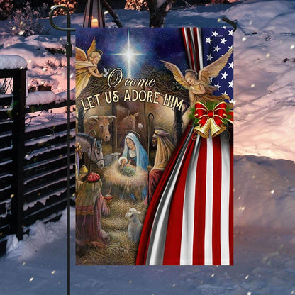 Christmas Flag Jesus Is Born Thb3501f - Christmas Garden Flag - Christmas House Flag - Christmas Outdoor Decoration
