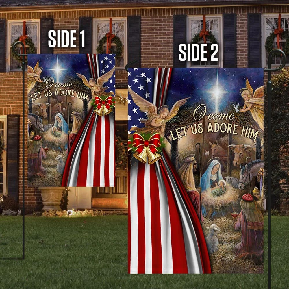 Christmas Flag Jesus Is Born Thb3501f - Christmas Garden Flag - Christmas House Flag - Christmas Outdoor Decoration