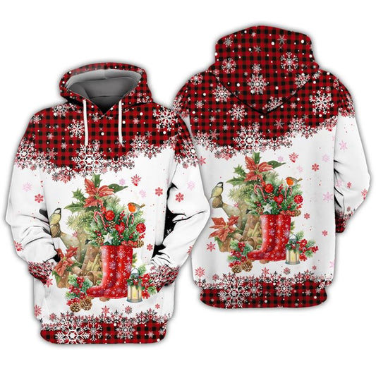Christmas Gardening All Over Print 3D Hoodie For Men And Women, Christmas Gift, Warm Winter Clothes, Best Outfit Christmas