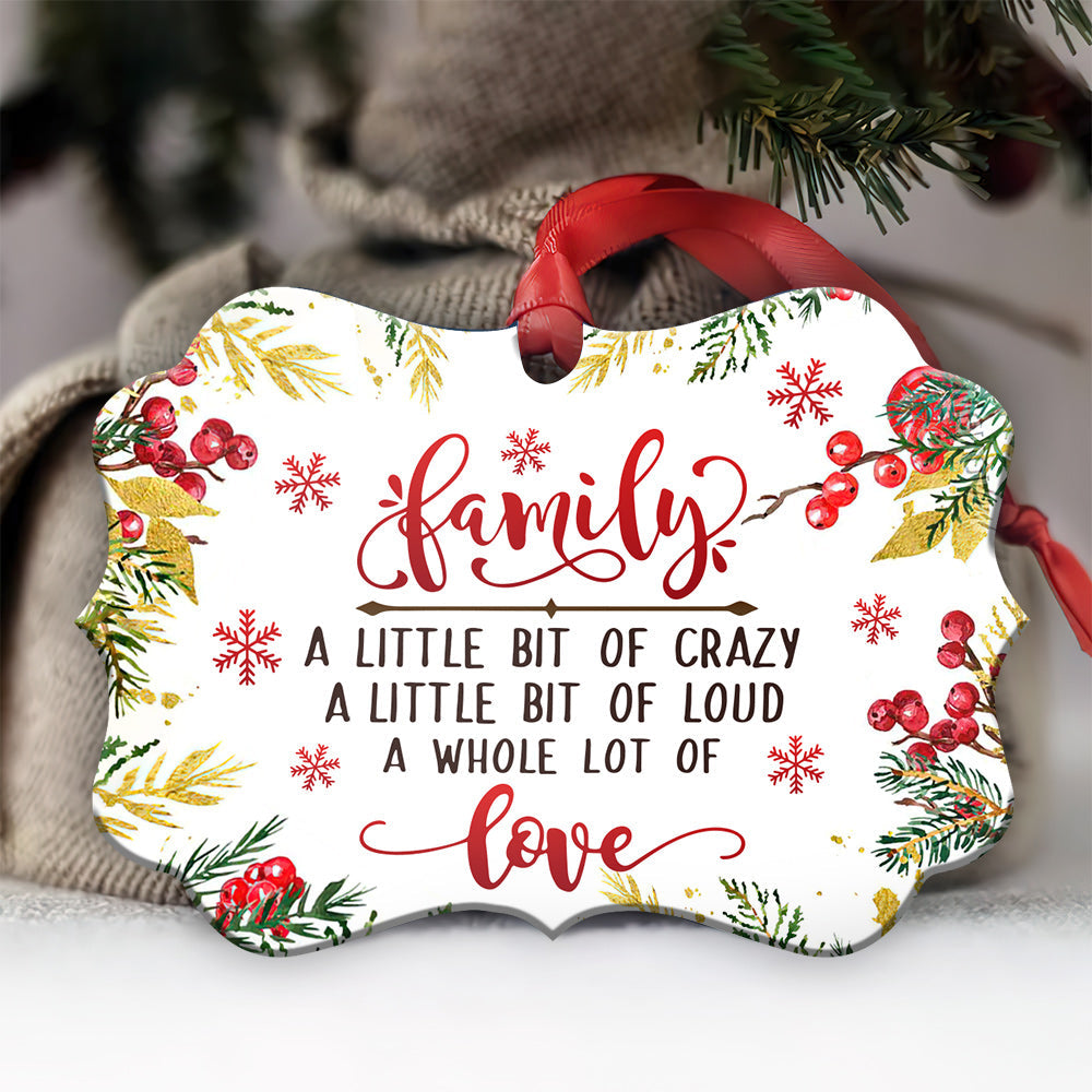Christmas Gift Family A Whole Lot Of Love Ornament - Christmas Ornament - Ciaocustom