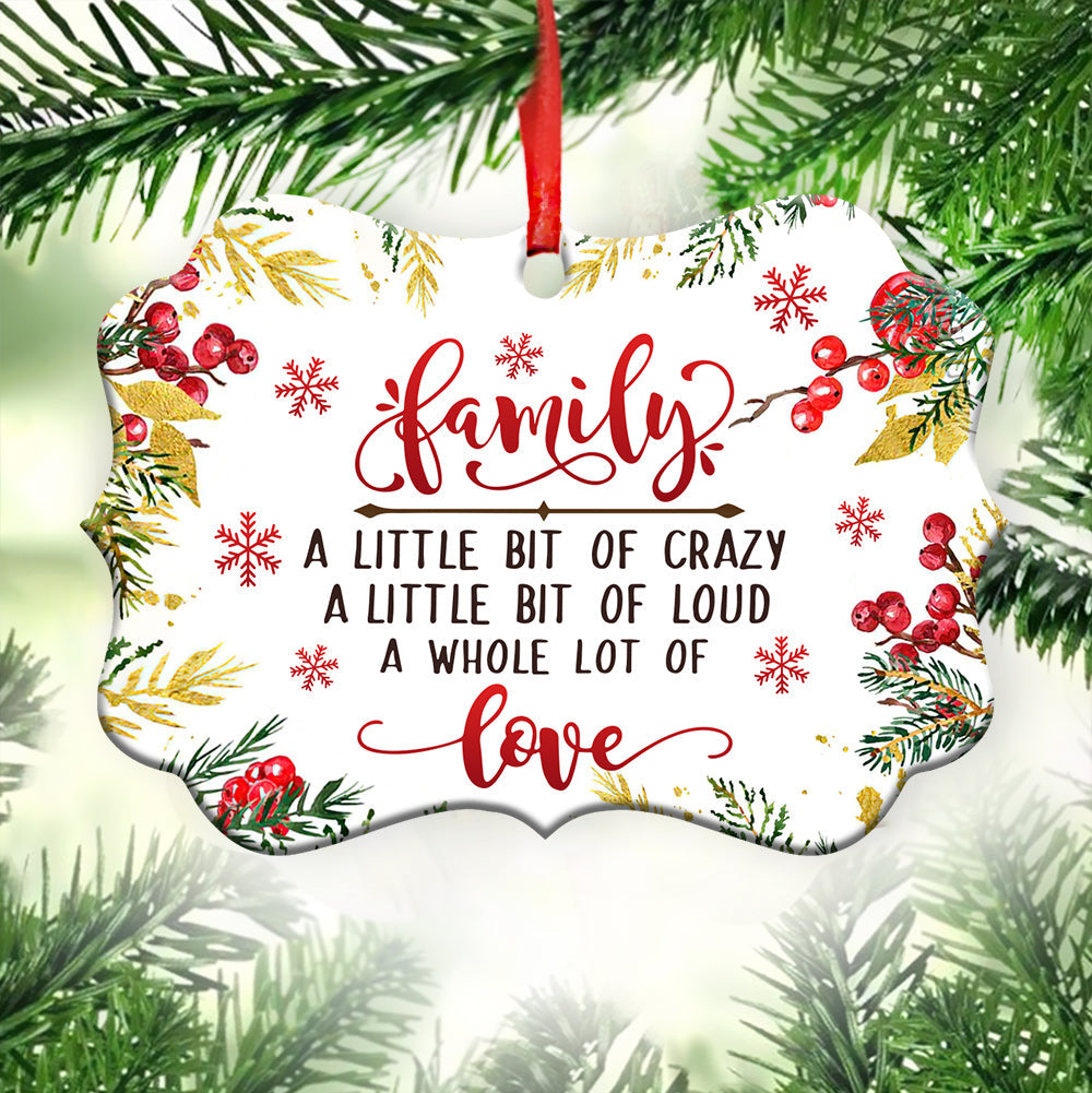 Christmas Gift Family A Whole Lot Of Love Ornament - Christmas Ornament - Ciaocustom