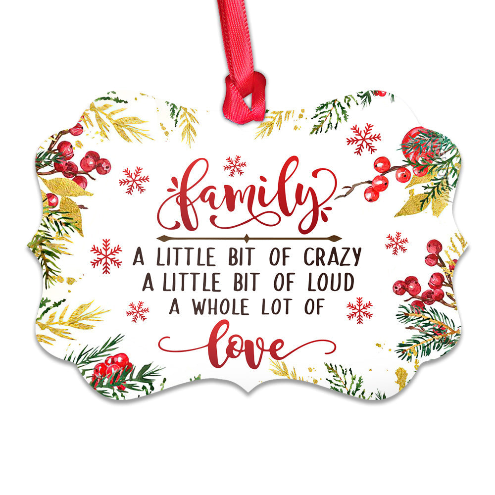 Christmas Gift Family A Whole Lot Of Love Ornament - Christmas Ornament - Ciaocustom