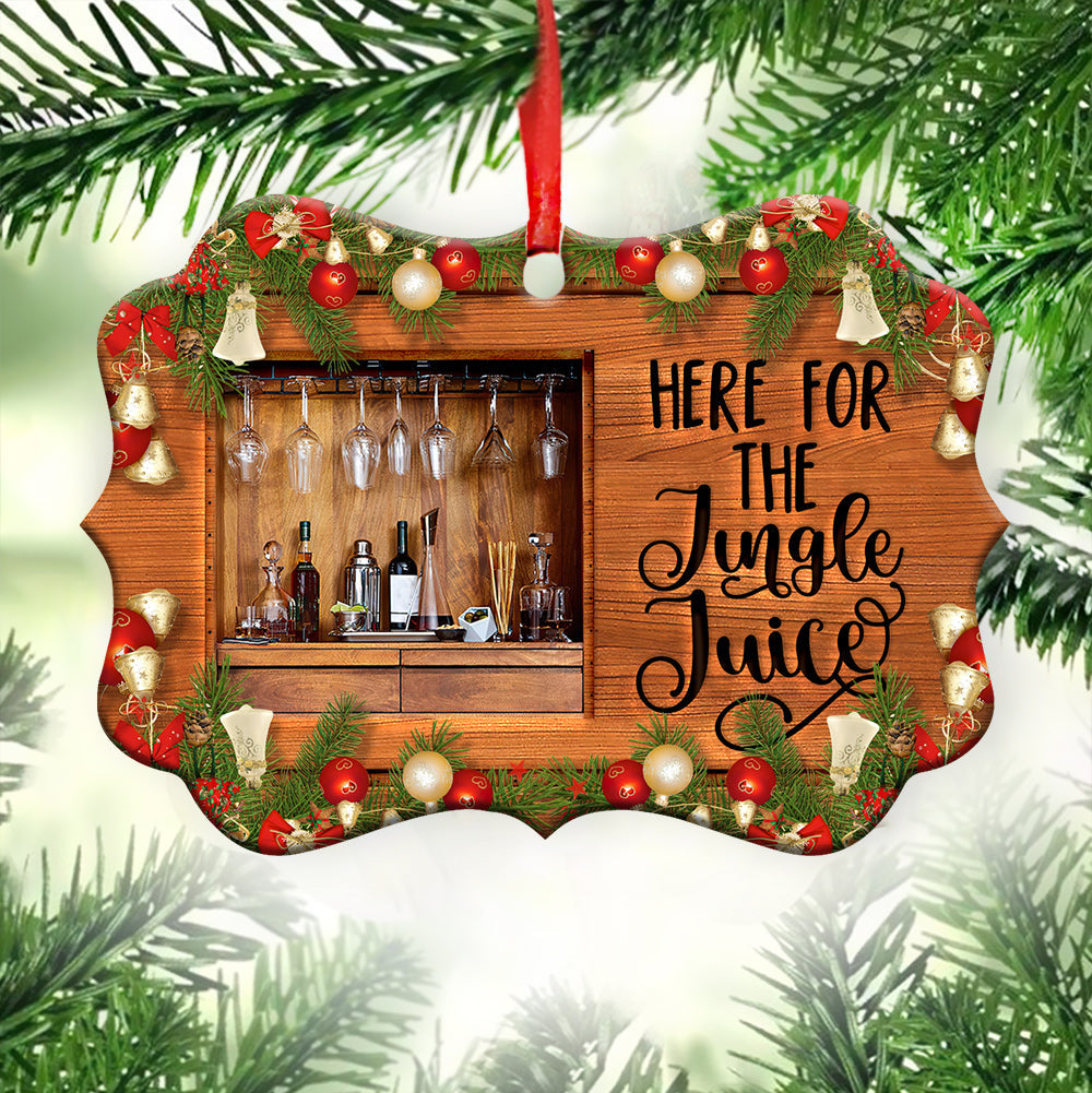 Christmas Gift Here For The Jingle Juice Ornament - Christmas Ornament - Ciaocustom