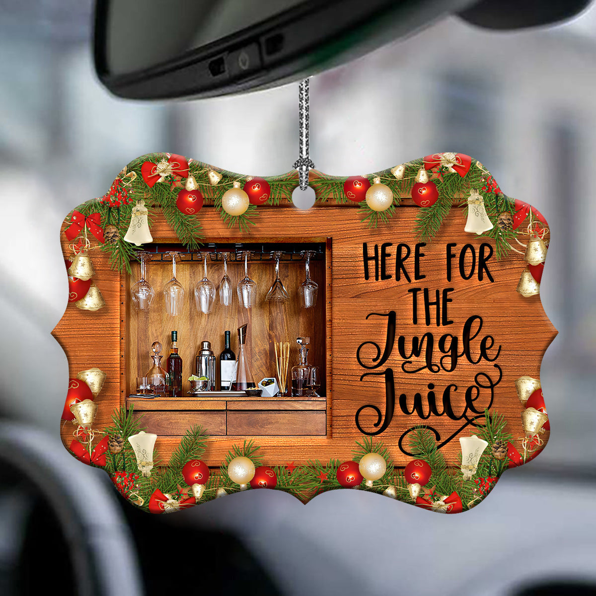Christmas Gift Here For The Jingle Juice Ornament - Christmas Ornament - Ciaocustom