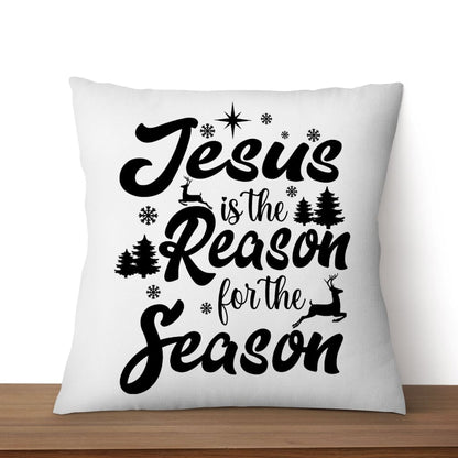 Christmas Pillows, Jesus Is The Reason For The Season Pillow