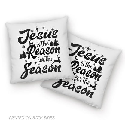 Christmas Pillows, Jesus Is The Reason For The Season Pillow