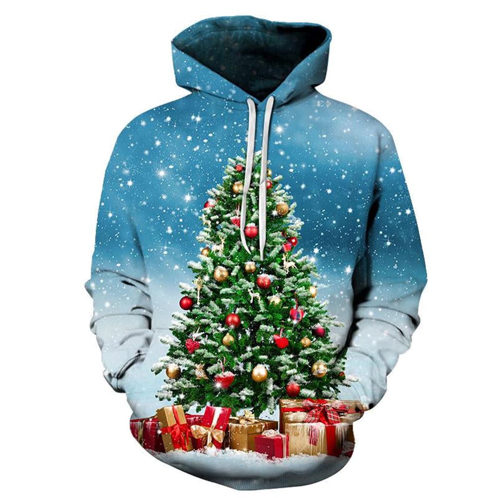 Christmas Tree Gifts All Over Print 3D Hoodie For Men And Women, Christmas Gift, Warm Winter Clothes, Best Outfit Christmas